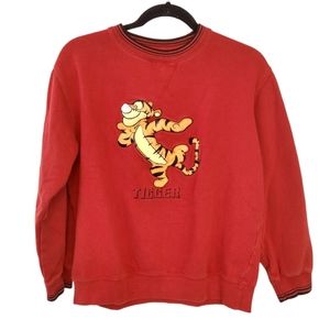 Disney Vintage Red Tigger Sweatshirt. Small